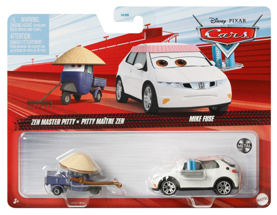 Poza cu CARS3 SET 2 MASINUTE METALICE ZEN MASTER PITTY SI MIKE FUSE