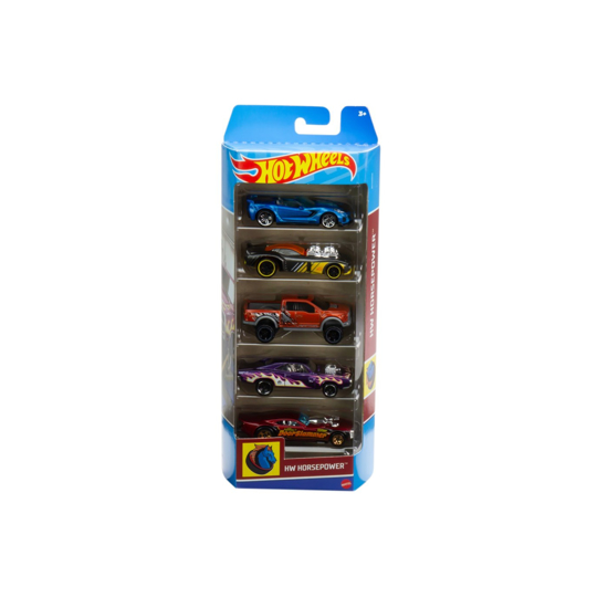 Poza cu SET 5 MASINI HOT WHEELS HORSE POWER