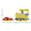 Poza cu THOMAS LOCOMOTIVA MOTORIZATA GRUE CU VAGON