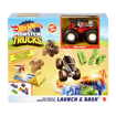 Poza cu HOT WHEELS MONSTER TRUCK LANSATOR SI MASINA