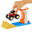 Poza cu HOT WHEELS MONSTER TRUCK LANSATOR SI MASINA