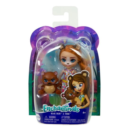 Poza cu ENCHANTIMALS PAPUSI SI ANIMALUTE BEXIE BEAR SI BIDIE