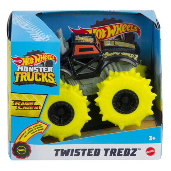 Poza cu HOT WHEELS MONSTER TRUCK MASINUTA TWISTER TREDZ RAGIN CAGE SCARA 1:43