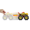 Poza cu HOT WHEELS MONSTER TRUCK MASINUTA TWISTER TREDZ MEGA WREX GALBEN SCARA 1:43