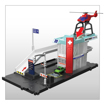 Poza cu MATCHBOX SET UNITATEA DE SALVARE CU ELICOPTER