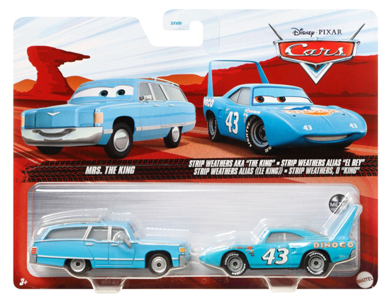 Poza cu CARS3 SET 2 MASINUTE METALICE MRS. THE KING SI DINOCO THE KING