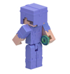 Poza cu MINECRAFT CRAFT A BLOCK FIGURINA STRONGHOLD STEVE 8CM