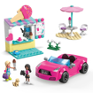 Poza cu BARBIE MEGA BLOKS SET DE JOACA MASINA DECAPOTABILA SI STAND DE INGHETATA