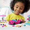 Poza cu BARBIE MEGA BLOKS SET DE JOACA MASINA DECAPOTABILA SI STAND DE INGHETATA