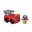 Poza cu FISHER PRICE LITTLE PEOPLE VEHICUL MASINA DE POMPIERI 10CM