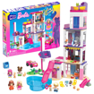 Poza cu BARBIE MEGA BLOKS SET DE JOACA DREAMHOUSE BARBIE COLOR REVEAL
