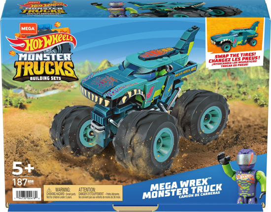 Poza cu HOT WHEELS MONSTER TRUCK MEGA SET CONSTRUCTIE MEGA WREX