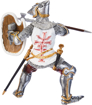 Poza cu PAPO FIGURINA CAVALER TEUTON