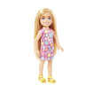 Poza cu BARBIE PAPUSA CHELSEA BLONDA CU ROCHITA CU FLORI