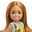 Poza cu BARBIE PAPUSA CHELSEA BLONDA CU ROCHITA GALBENA CU INIMIOARE