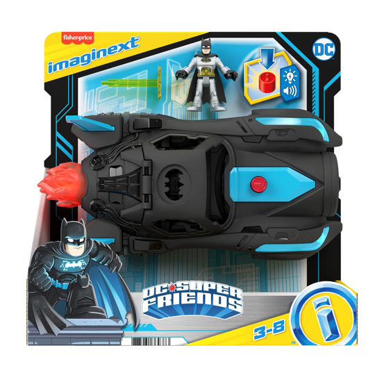 Poza cu FISHER PRICE IMAGINEXT DC SUPER FRIENDS VEHICUL BATMOBIL DELUXE