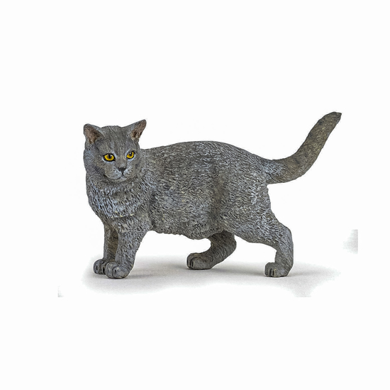 Poza cu PAPO FIGURINA PISICA CHARTREUX