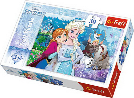 Poza cu PUZZLE TREFL 30 MAGIA FROZEN