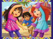 Poza cu PUZZLE TREFL 4IN1 DISTRACTIE CU DORA