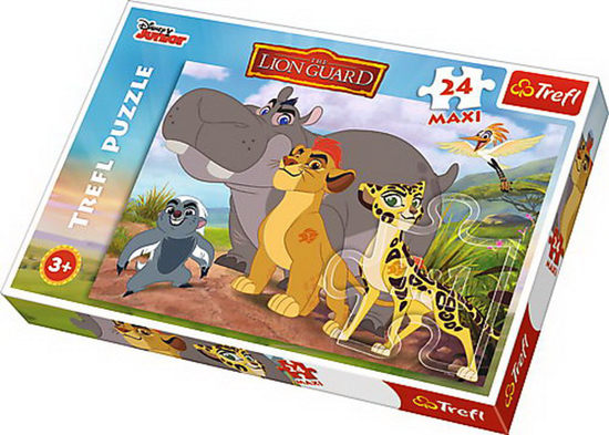 Poza cu PUZZLE TREFL 24 MAXI CURAJOASA GARDA FELINA