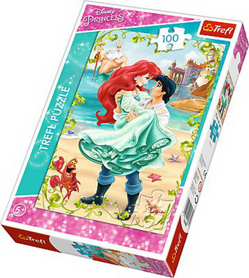 Poza cu PUZZLE TREFL 100 INTALNIRE ROMANTICA PE PLAJA
