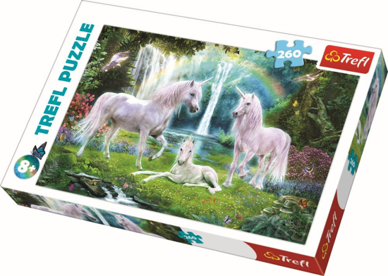 Poza cu PUZZLE TREFL 260 UNICORNII