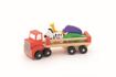 Poza cu CAMION COLORAT DIN LEMN CU ANIMALUTE 27CM
