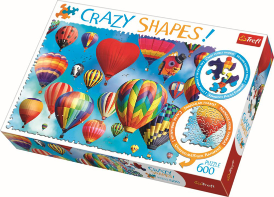 Poza cu PUZZLE TREFL 600 CU PIESE CIUDATE - BALOANE COLORATE