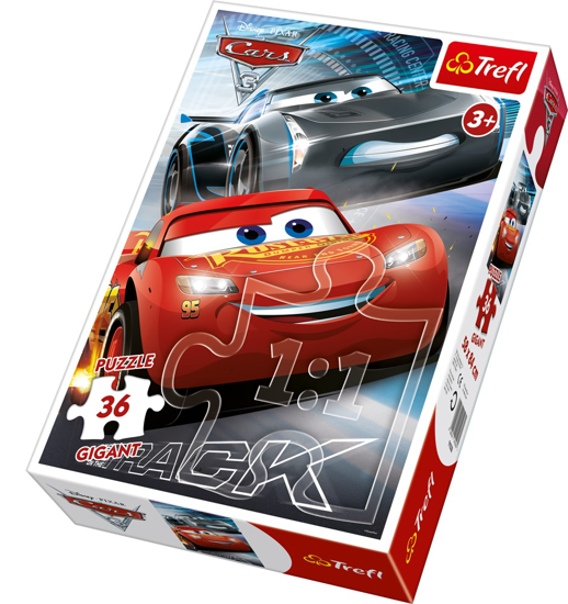 Poza cu PUZZLE TREFL GIGANT 36 CARS3