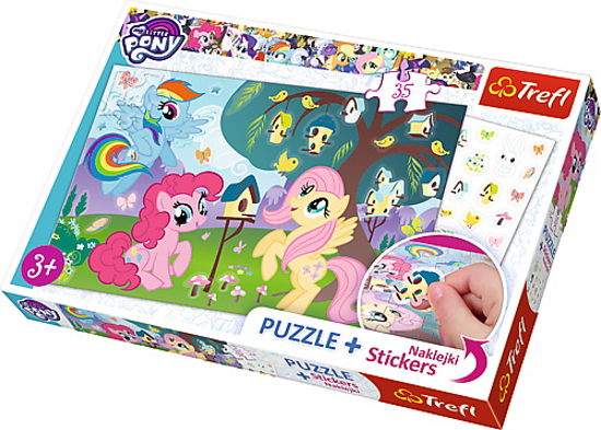 Poza cu PUZZLE TREFL 35 CU ABTIBILDE MY LITTLE PONY
