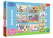 Poza cu PUZZLE TREFL 10IN1 PURCELUSA PEPPA PIG CU PRIETENII