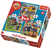 Poza cu PUZZLE TREFL 3IN1 POMPIERUL SAM