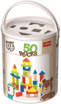 Poza cu CUTIE 50 DE CUBURI COLORATE DIN LEMN