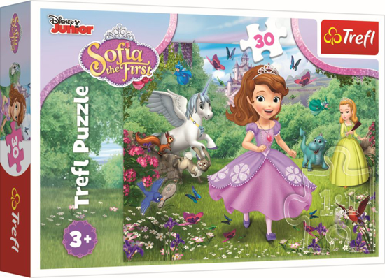 Poza cu PUZZLE TREFL 30 PRINTESA SOFIA IN GRADINA