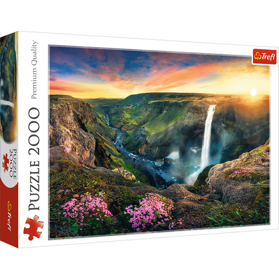 Poza cu PUZZLE TREFL 2000 CASCADA HAIFOSS ISALNDA