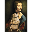 Poza cu PUZZLE 1000 DOAMNA CU PISICA