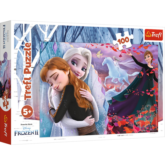 Poza cu PUZZLE TREFL 100 FROZEN2 IMPREUNA PENTRU INTODEAUNA