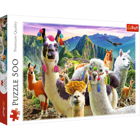 Poza cu PUZZLE TREFL 500 LAME IN MUNTI