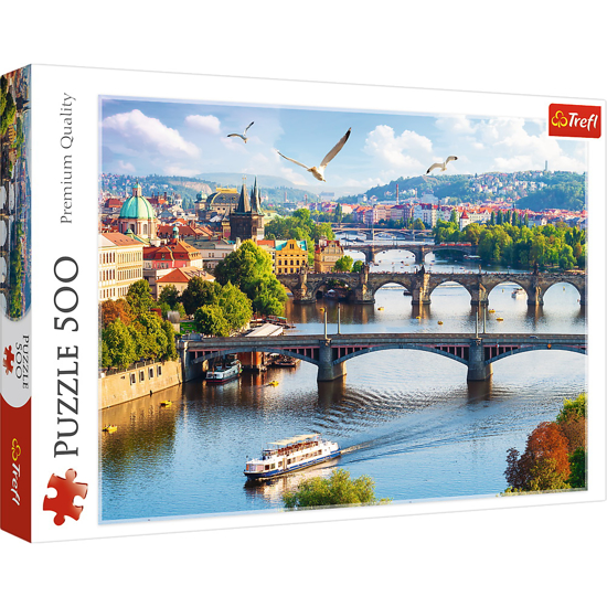 Poza cu PUZZLE TREFL 500 ORASUL PRAGA