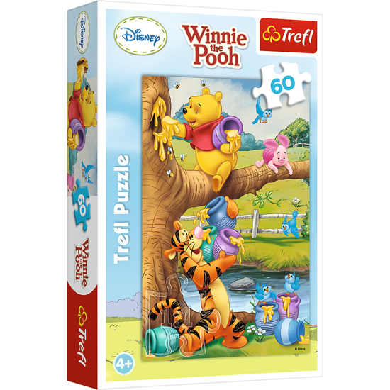 Poza cu PUZZLE TREFL 60 WINNIE THE POOH TOTI LA TREABA