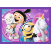 Poza cu PUZZLE TREFL 4IN1 IN LUMEA MINIONILOR
