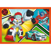 Poza cu PUZZLE TREFL 4IN1 ACADEMIA ROBOTILOR TRANSFORMERS