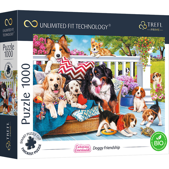 Poza cu PUZZLE TREFL UFT 1000 PRIETENIA CATELUSILOR