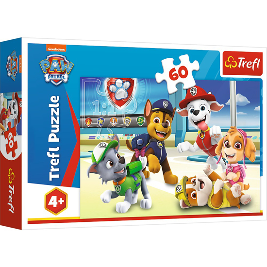 Poza cu PUZZLE TREFL 60 PATRULA CATELUSILOR IN LUMEA CATEILOR
