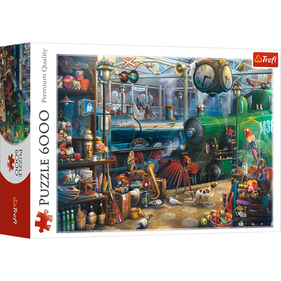 Poza cu PUZZLE TREFL 6000 STATIA DE TREN