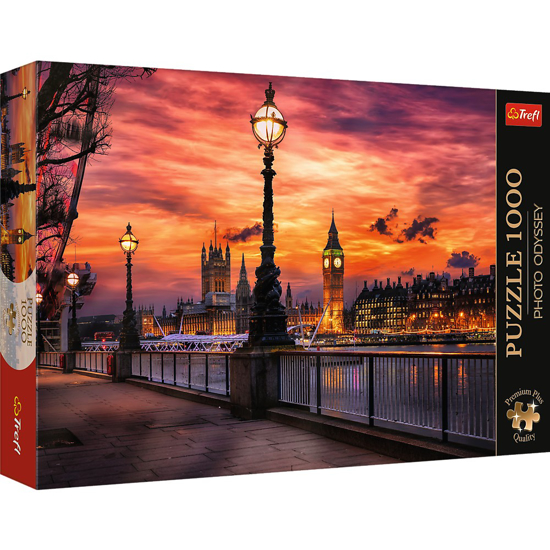 Poza cu PUZZLE TREFL 1000 PREMIUM PLUS PHOTO ODYSSEY BIG BEN LONDRA