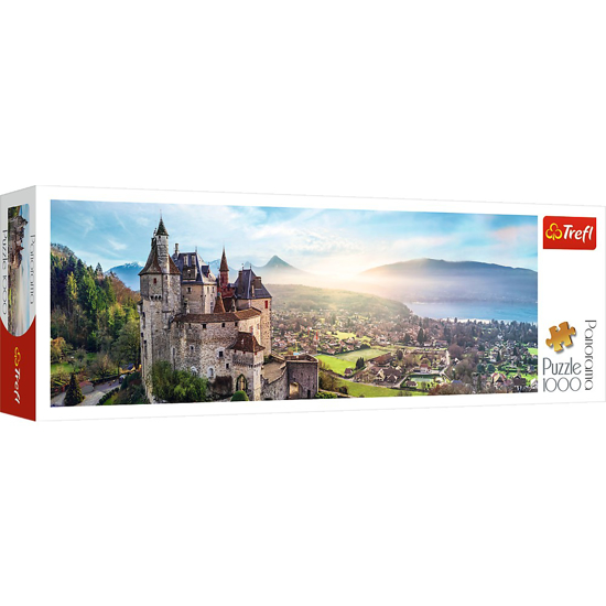 Poza cu PUZZLE TREFL 1000 PANORAMA CASTELUL MENTHON