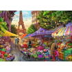 Poza cu PUZZLE TREFL 1000 PREMIUM PLUS TEA TIME PIATA DE FLORI