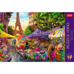 Poza cu PUZZLE TREFL 1000 PREMIUM PLUS TEA TIME PIATA DE FLORI