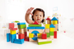 Poza cu HAPE SET PIESE DE CONSTRUIT MULTICOLOR